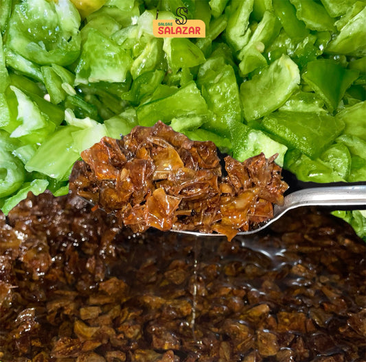 Salsa de Chicharrón de Habanero en Aceite de Oliva